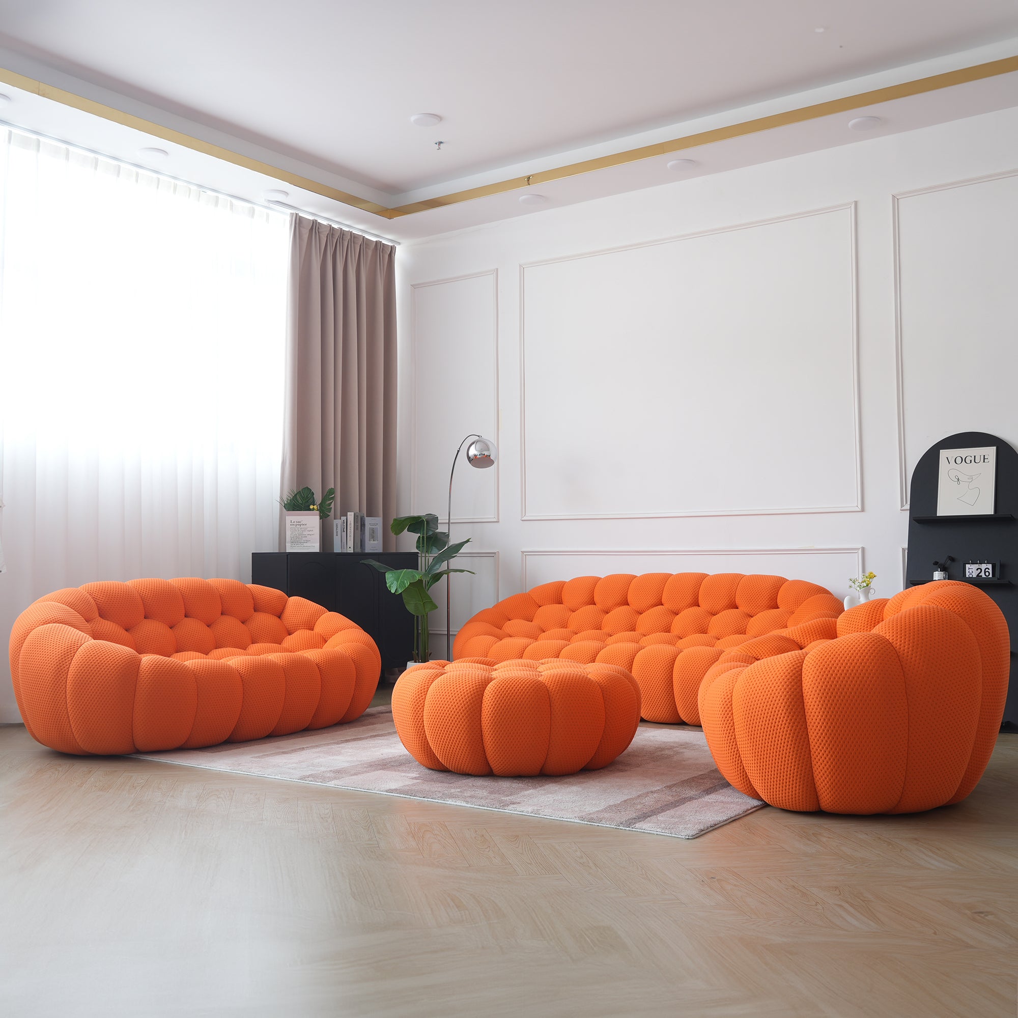 Boneless Bubble Couch 4-Piece Set