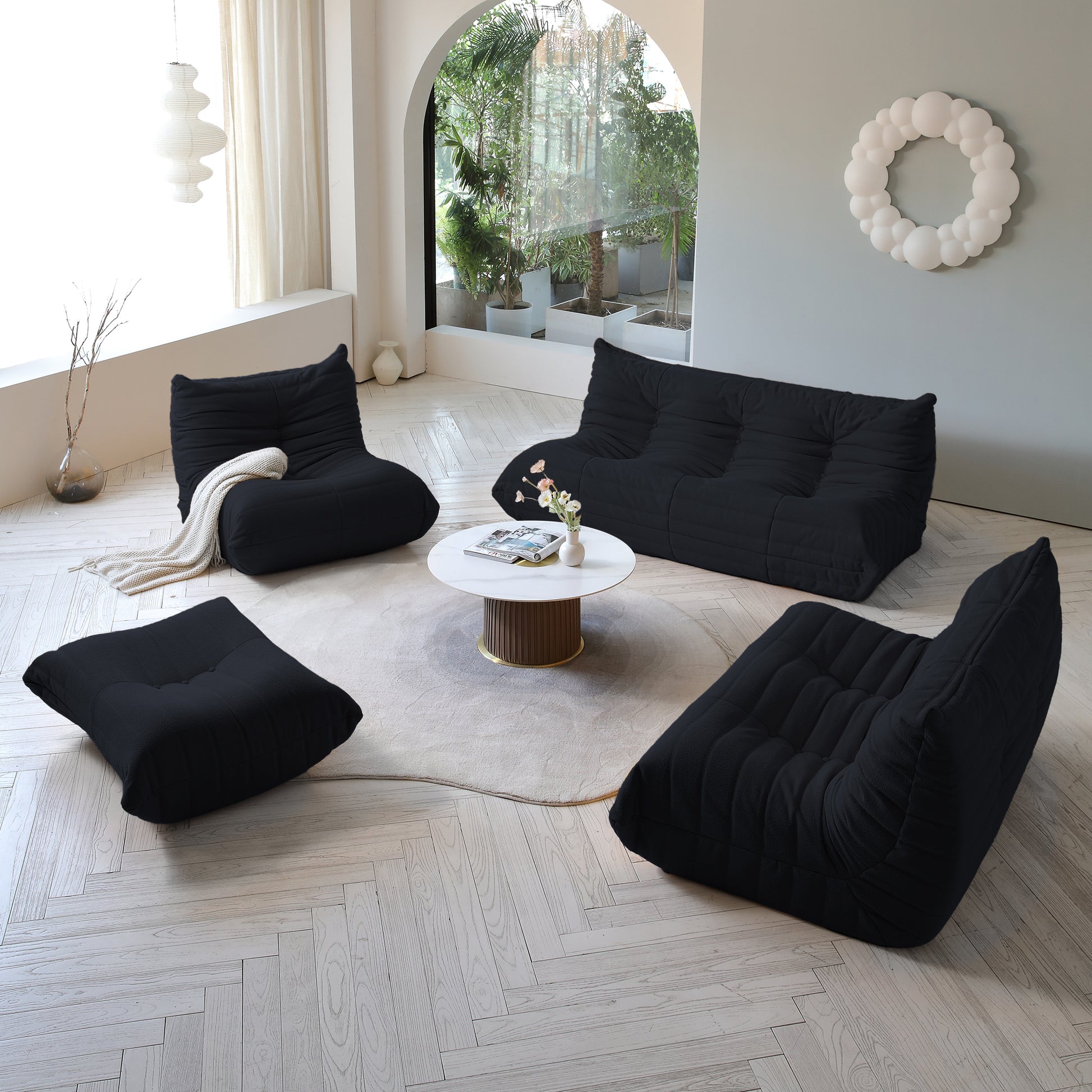 Boneless Teddy Modular 4-Piece Set