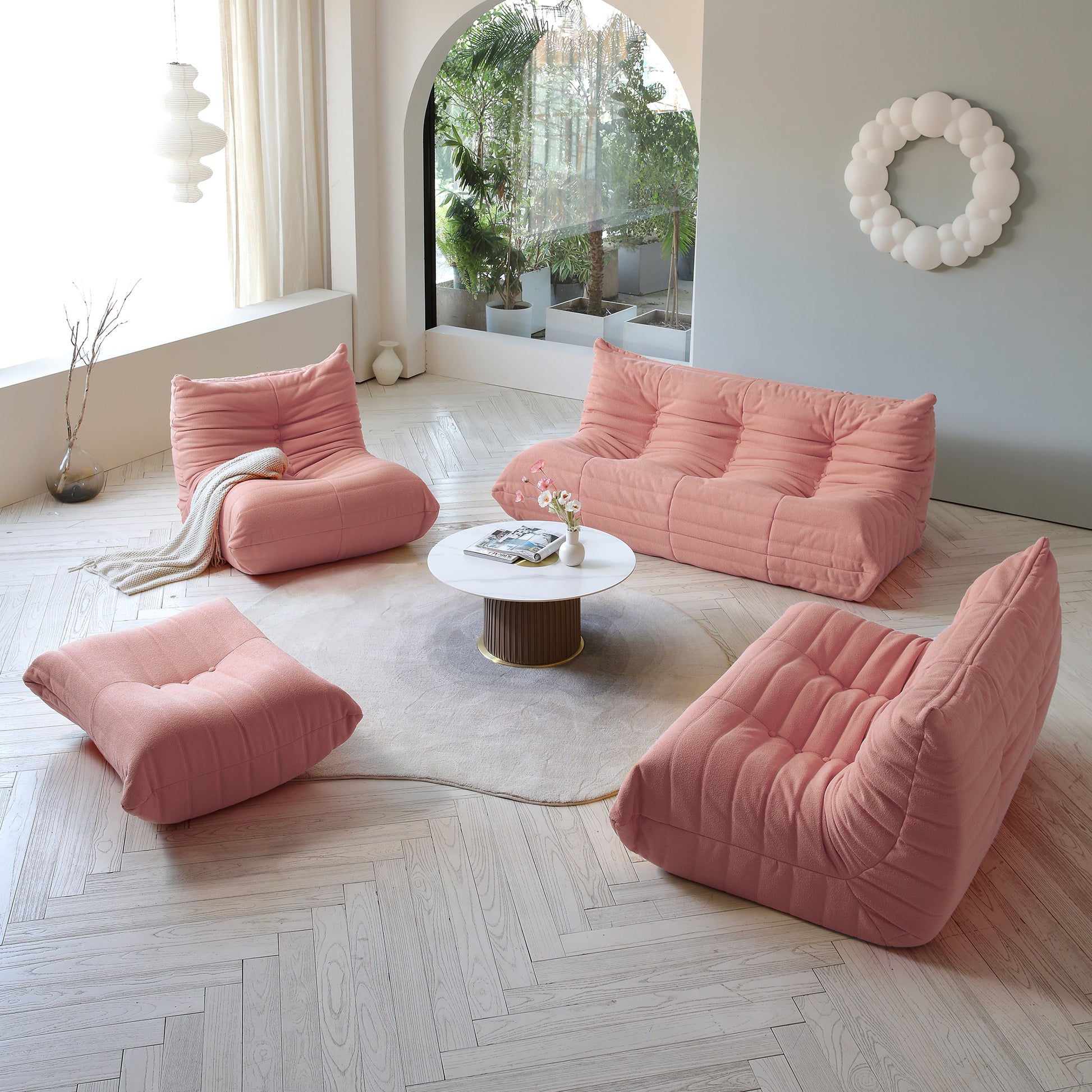Boneless Teddy Modular 4-Piece Set