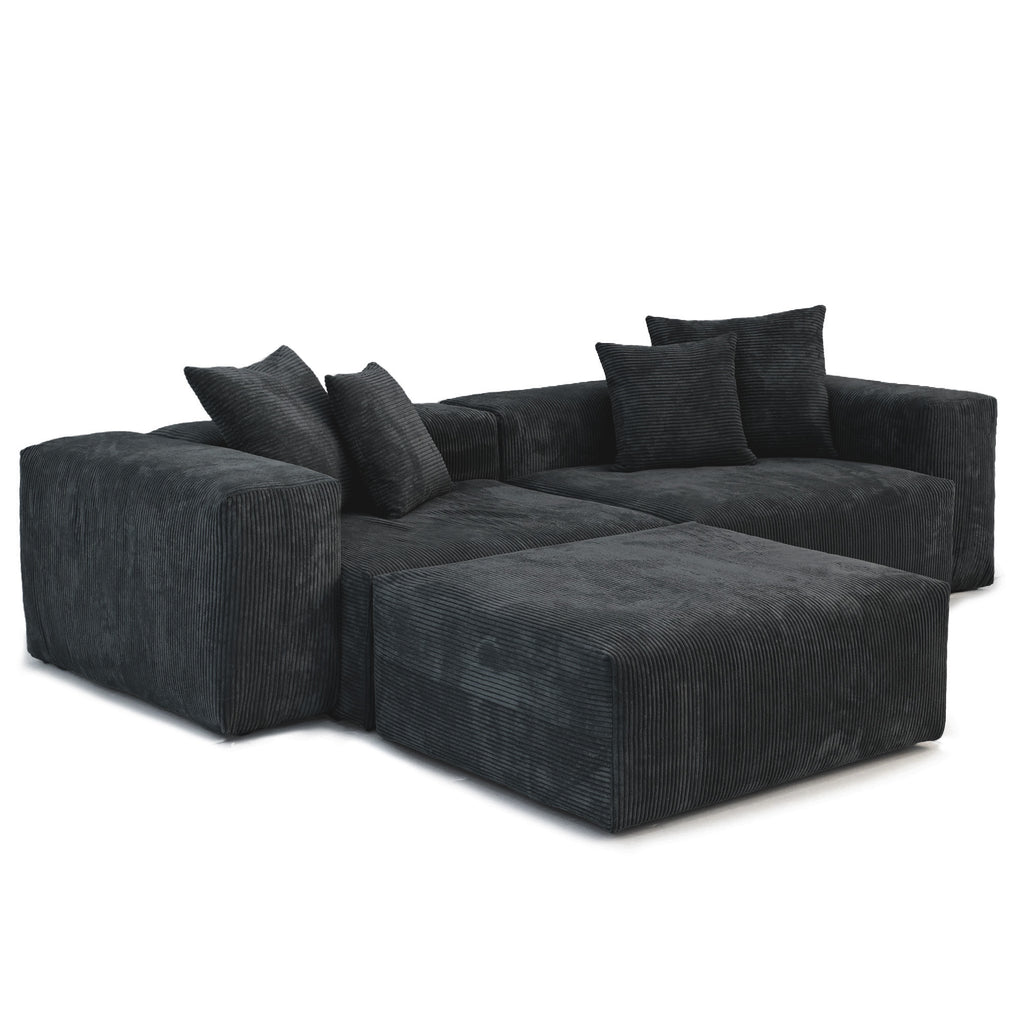 Boneless 3-Piece Modular Sofa