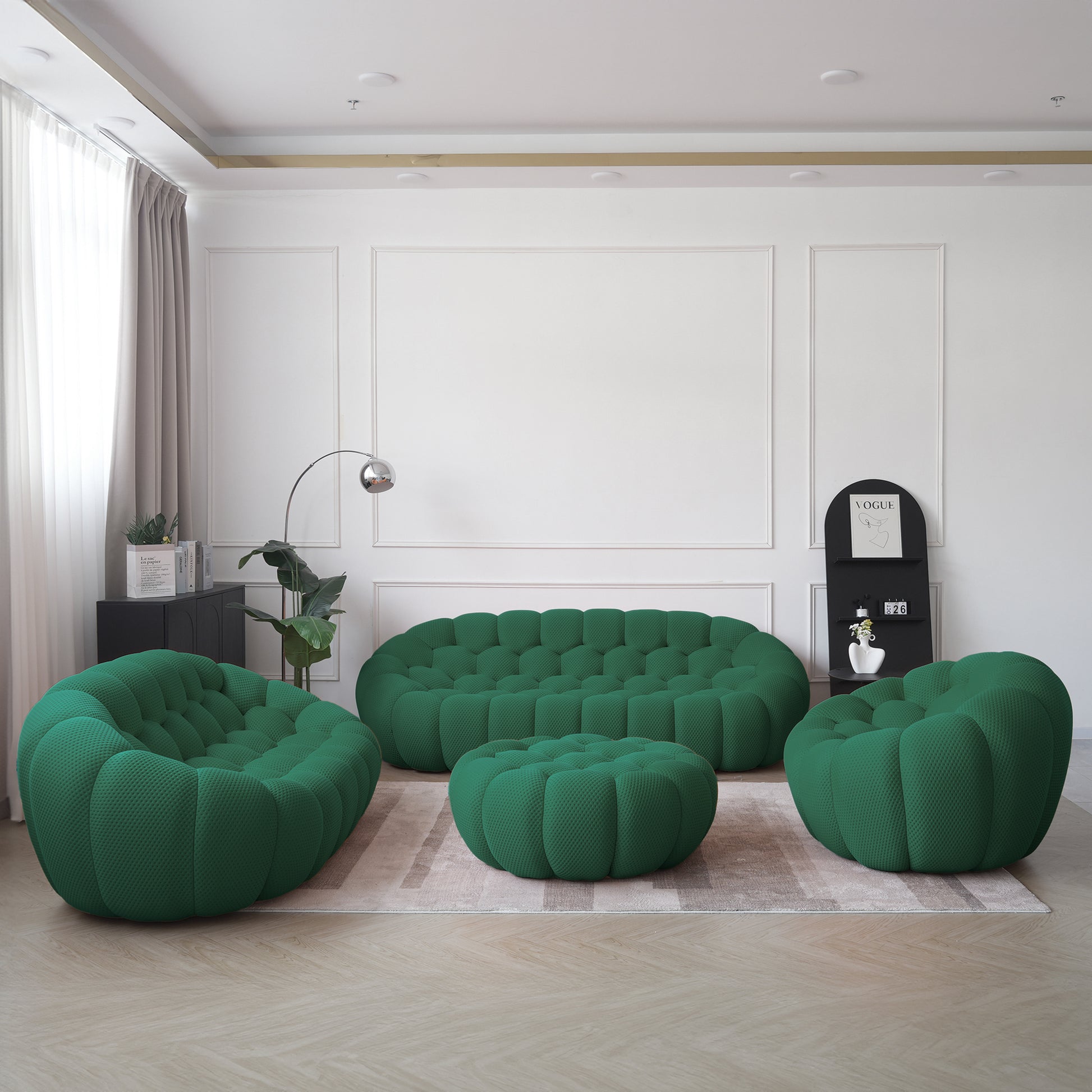 Boneless Bubble Couch 4-Piece Set