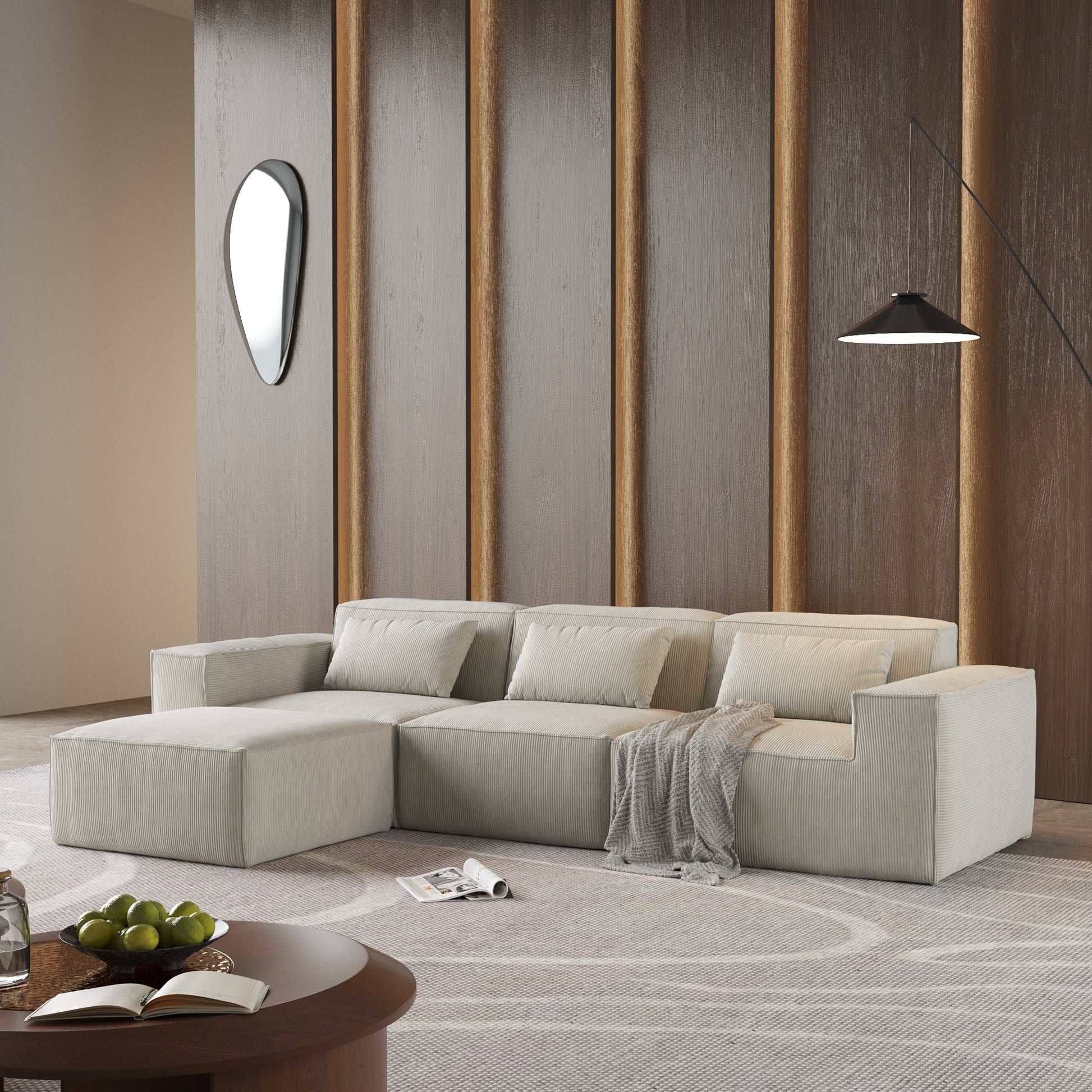 Boneless Modular 4-Piece Sofa