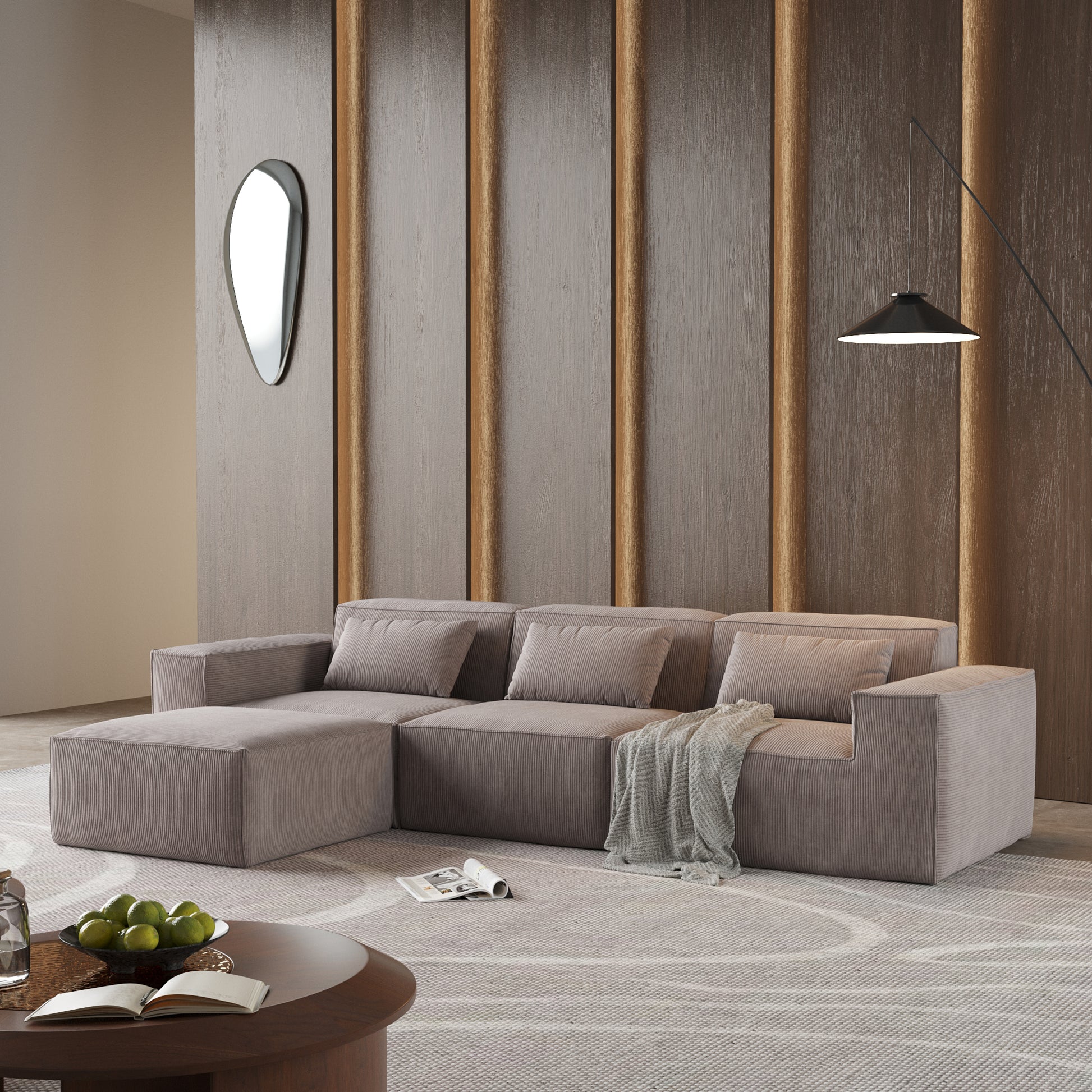 Boneless Modular 4-Piece Sofa