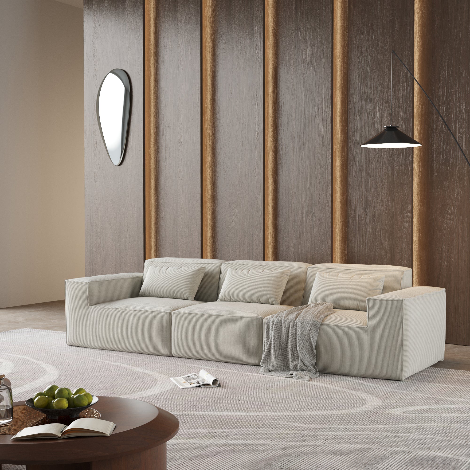 Boneless Modular 3-Seater Sofa