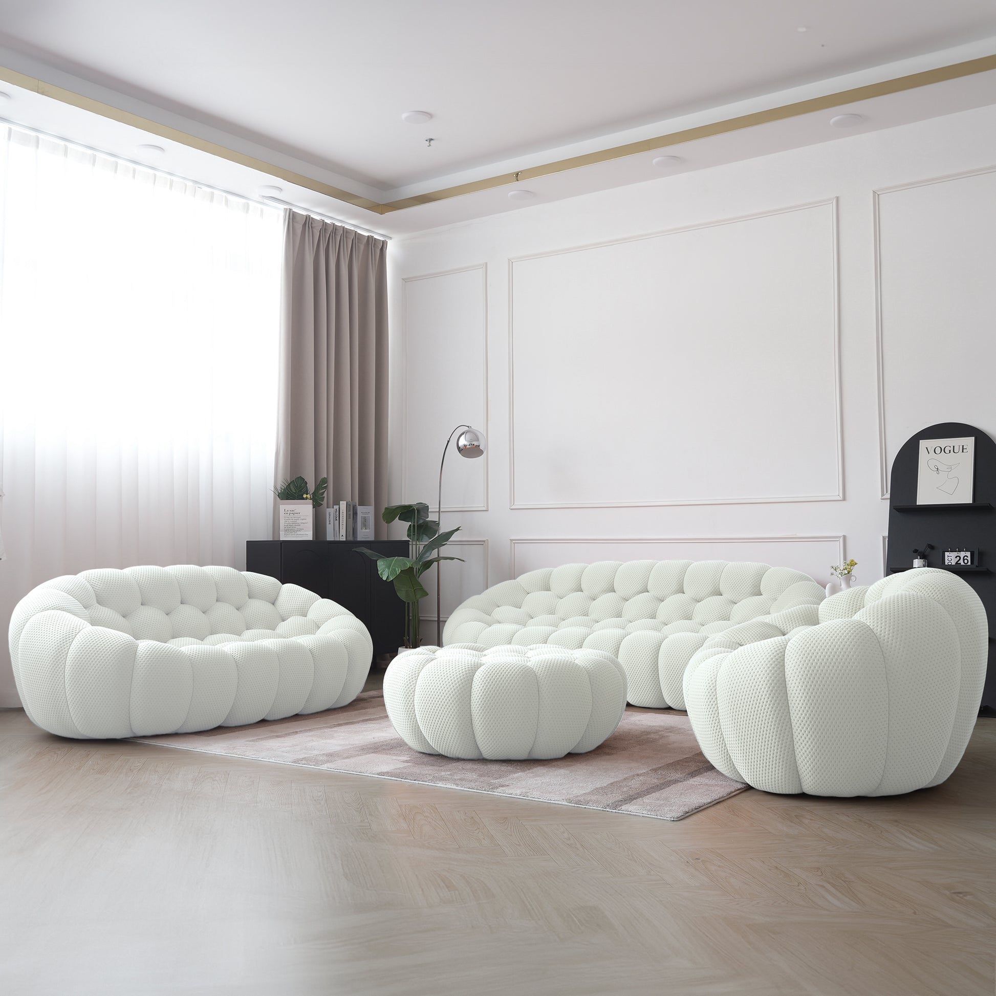 Boneless Bubble Couch 4-Piece Set