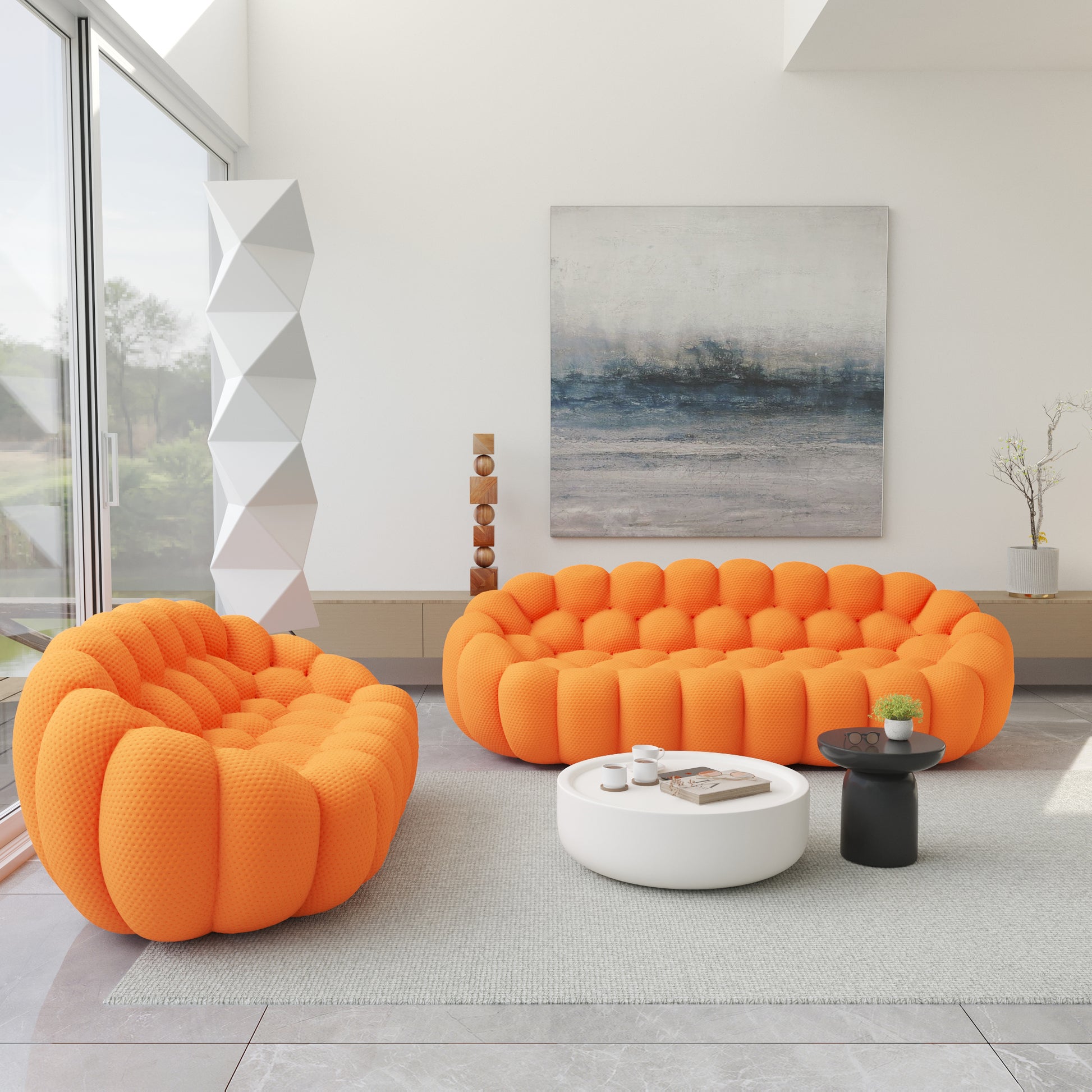 Boneless Bubble Couch 4-Piece Set