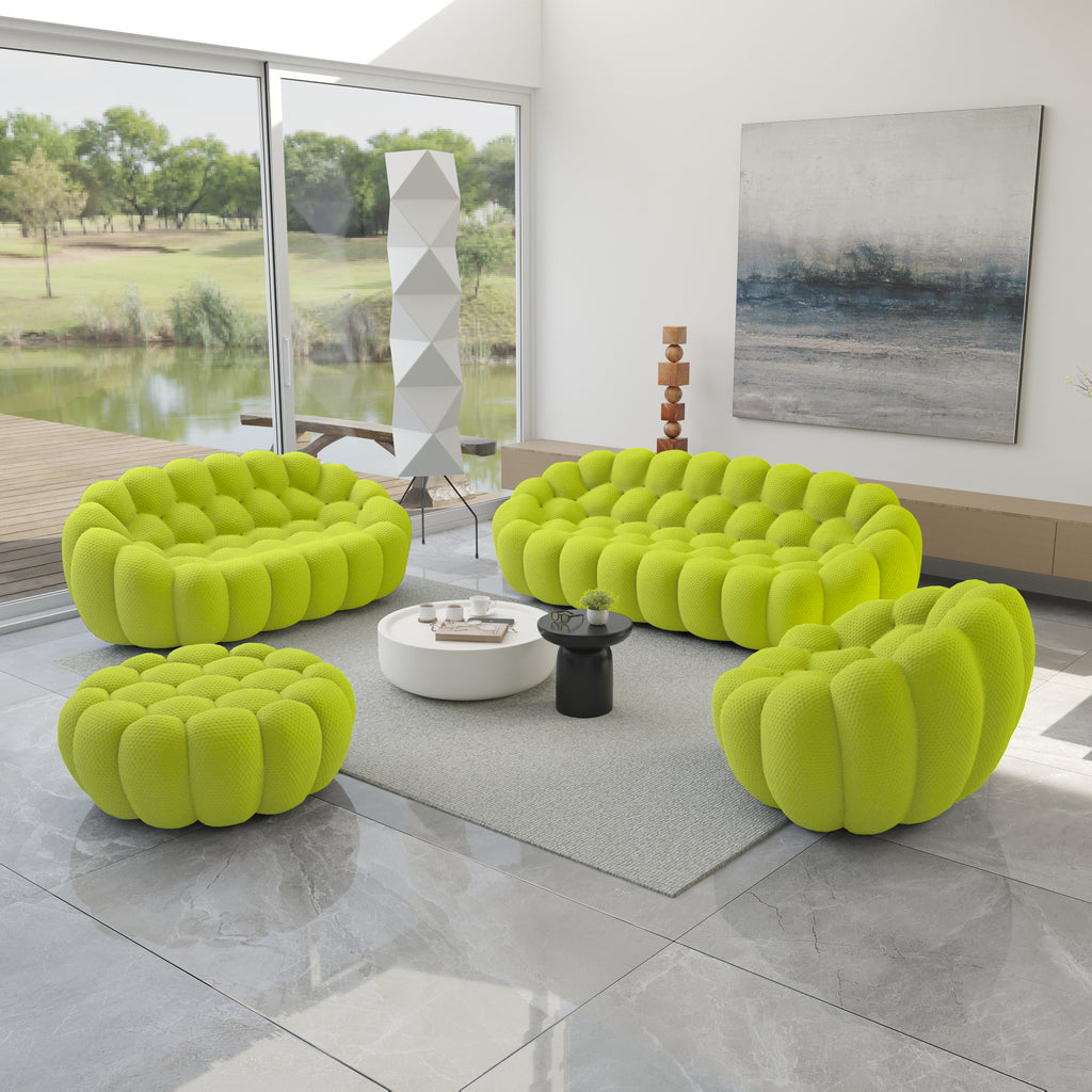 Boneless Bubble Couch 4-Piece Set