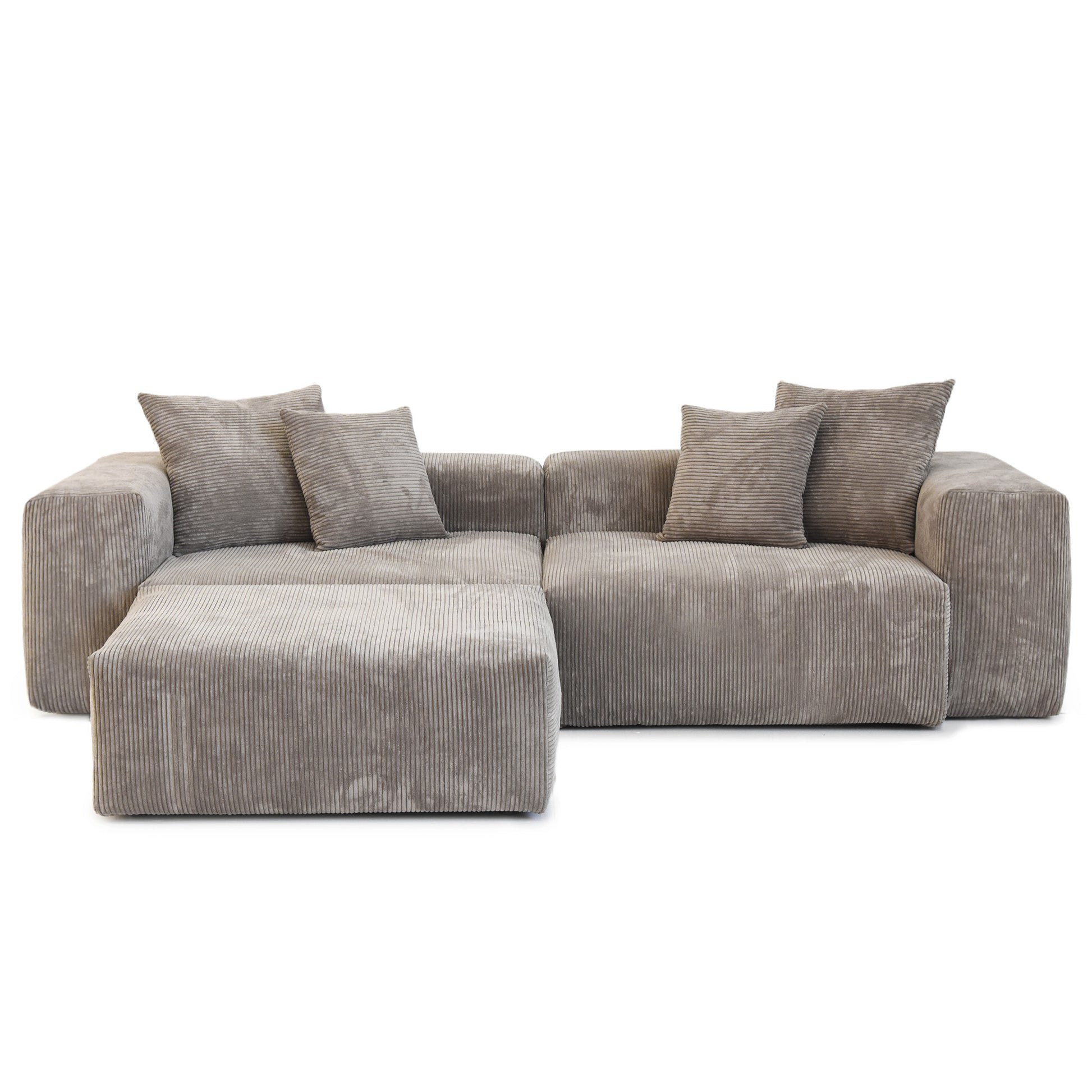 Boneless 3-Piece Modular Sofa