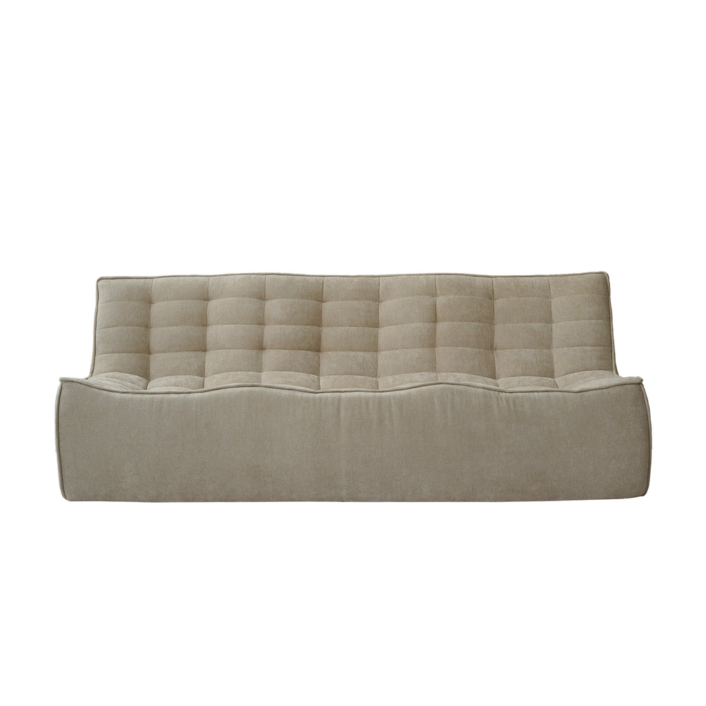 Boneless Linen Modular Sofa Set
