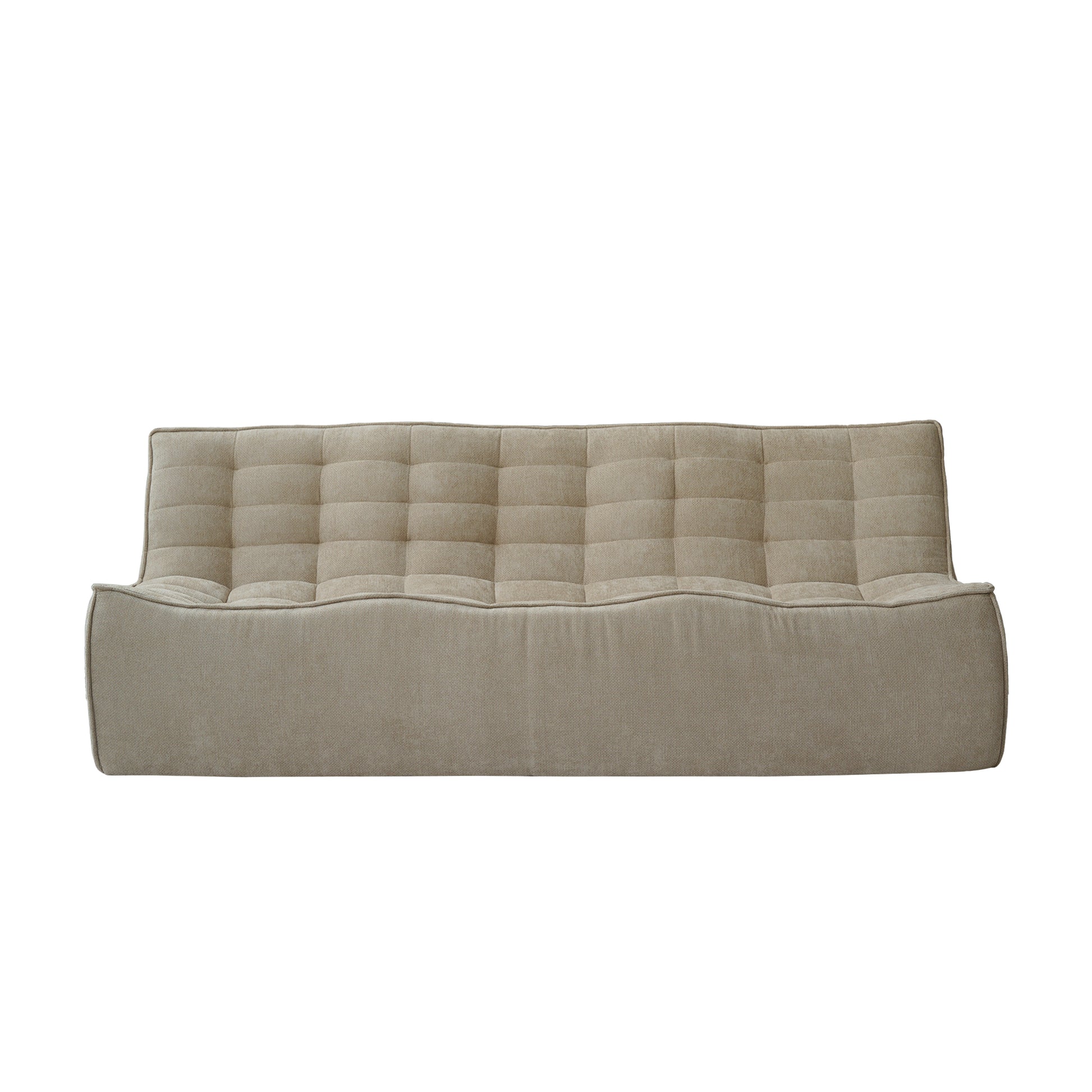 Boneless Linen Modular Sofa Set