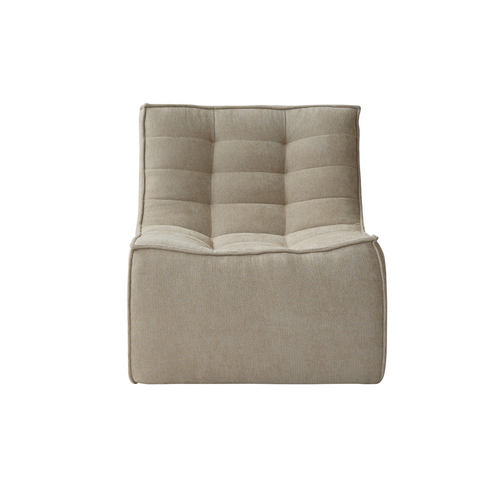 Boneless Linen Modular Sofa Set