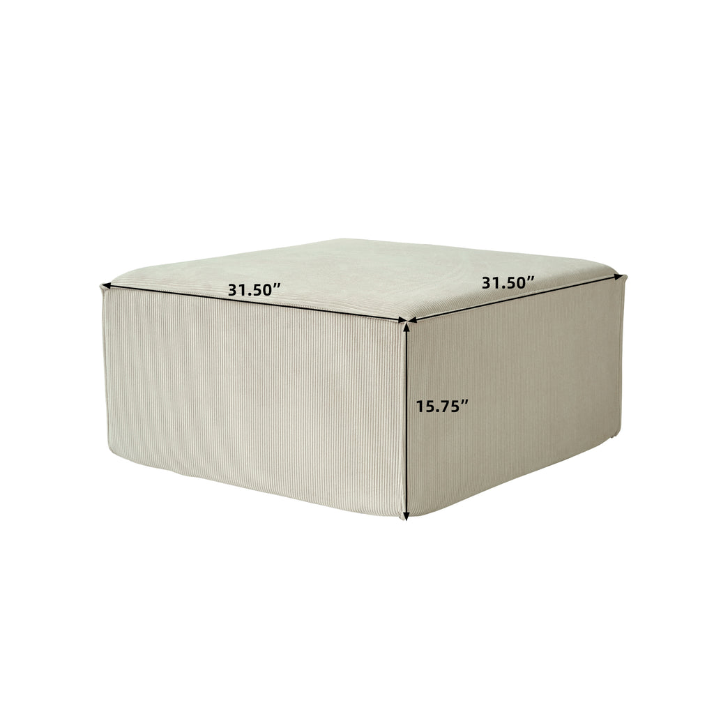 Boneless Modular Ottoman