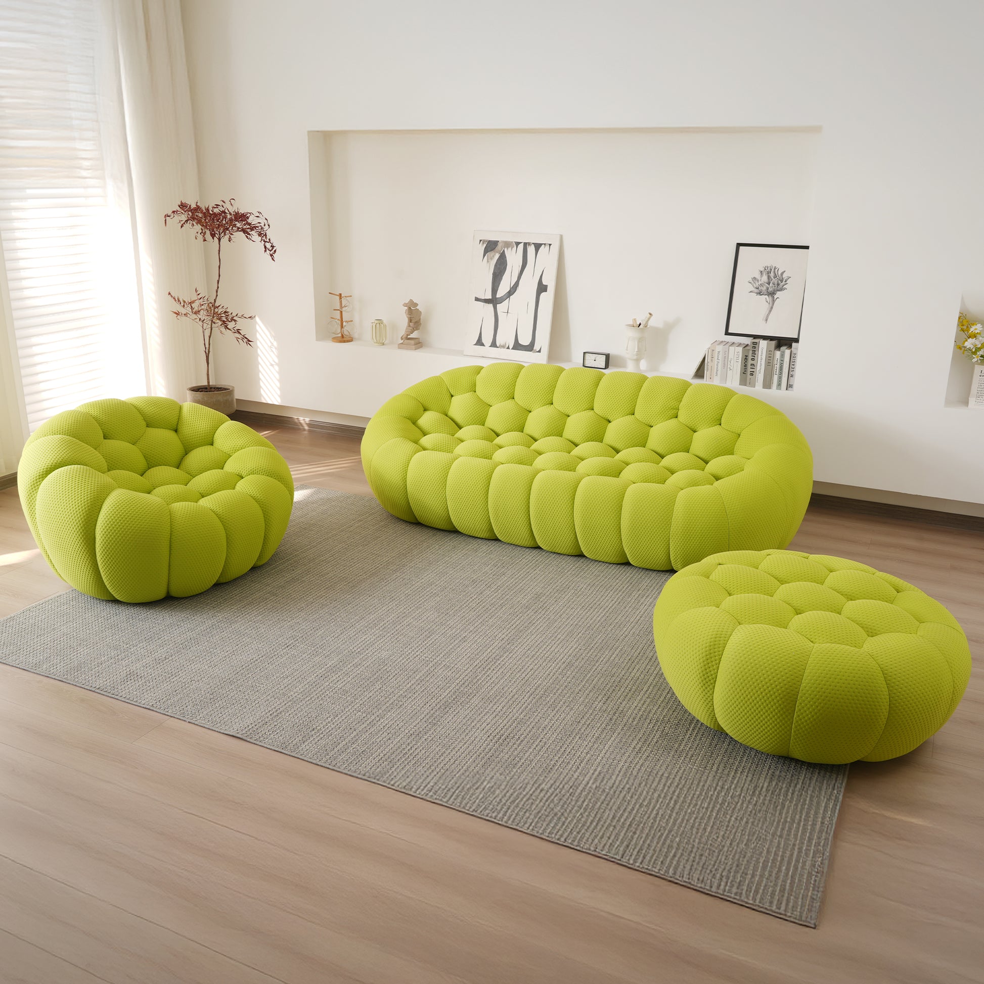 Boneless Bubble Couch 4-Piece Set