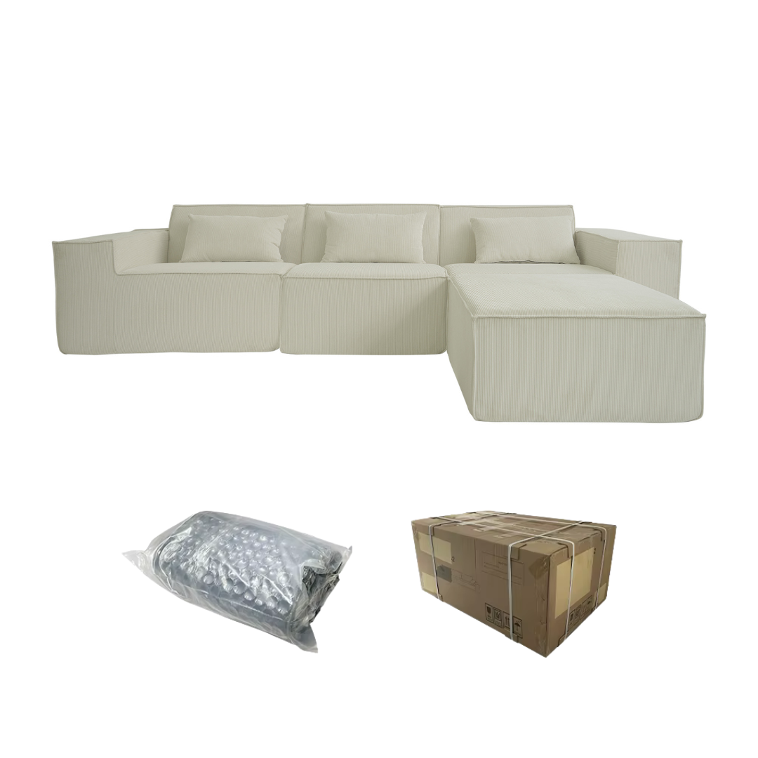 Boneless Modular 4-Piece Sofa